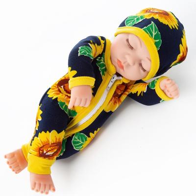 China Realistic Reborn Baby Dolls Toy Girl Full Dolls Enamel Sleeping Babies Exquisite Realistic Soft Silicone Reborn Soft Dolls for sale