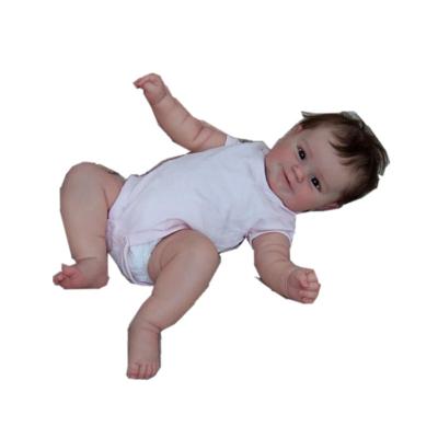 China Doll Limbs Can Be Active Reborn Baby 50cm - Realistic Soft Touch Newborn Baby Girl Doll Maddie With Real Hand-Rooted Hair High Quality Handmade Art Doll for sale