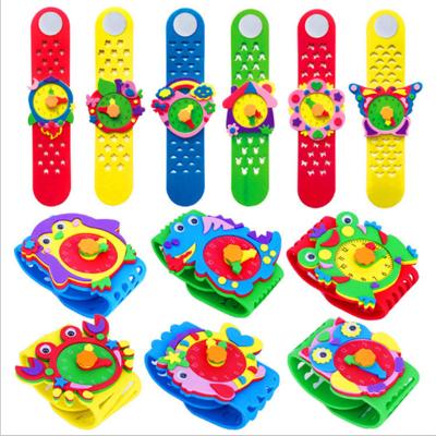 China Other Baby Toys New Product Diy Eva Paste Watch Toy For Child for sale