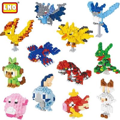 China Blocks 144 Pcs Nano Pokemoned Minion Blocks Action Numbers Educational Series Box Sembo Bricks Building Block Diy Toys For Children for sale