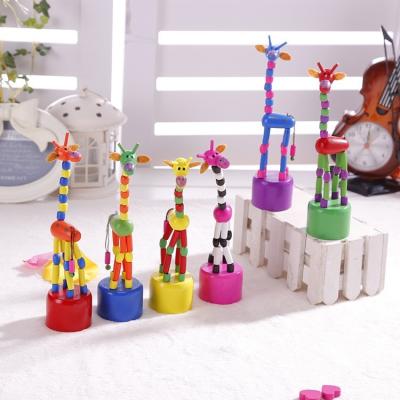 China TOY Wooden Giraffe Children's Toy Colorful Deformation Educational Toys Creative Wooden Toys MODEL For Children for sale