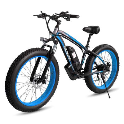 China Fast Delivery 500w 1000W Aluminum Alloy Electric Mountain Bike 26 Inch Fat Electric Bike Mopeds For Adults City Electric Bike for sale