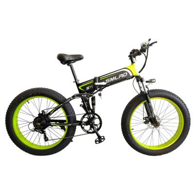 China New Design FBrand Aluminum Alloy Folding Electric Bicycle 500w Mountain Bike 26 Inch Aluminum Alloy Bike Frame for sale