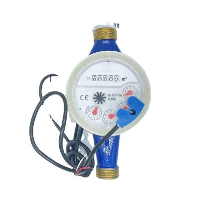 China High Performance Ningshui Domestic 3/4 Inch Class B Multi-Jet Type Brass Water Magnet Mechanism Flow Meter With Pulse Output for sale