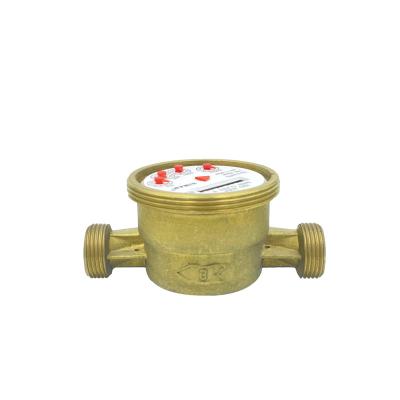 China High Performance High Quality Dry Single Jet Small Water Meter With Mechanism R100 Class B for sale