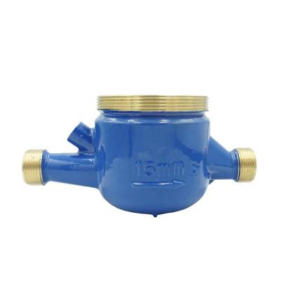 China Ningshui Brass Multi-jet High Performance Water Flow Meter Wet Type Cold And Hot Body for sale