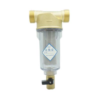 China Price Water Filter Machine Commercial Water Purifier Household Prefiltration Outdoor Manual RV Garage Return and Replacement Pre Filtration for sale