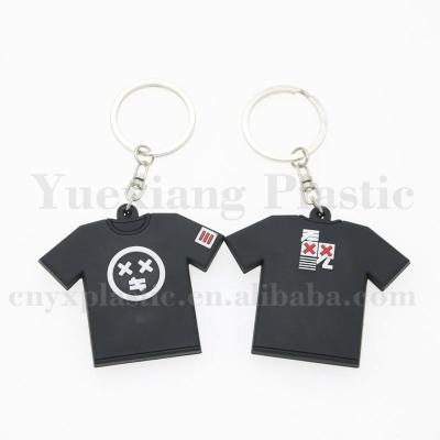 China Wholesale Bottle Opener PVC Rubber Key Chain Customized Embossing Keychain Cheap Flat Personalized Heart Slot Key Ring With Logo for sale