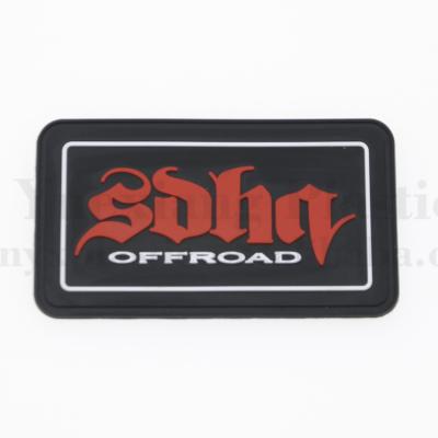 China Waterproof Custom Micro Injection Logo 3D PVC Patches Name Tapes Bottles Silicone Apparel Labels For Handbags And Backpacks for sale