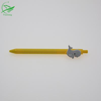 China office & School Pen Customize Character Shape PVC Plastic Promotion Ball Pen for sale