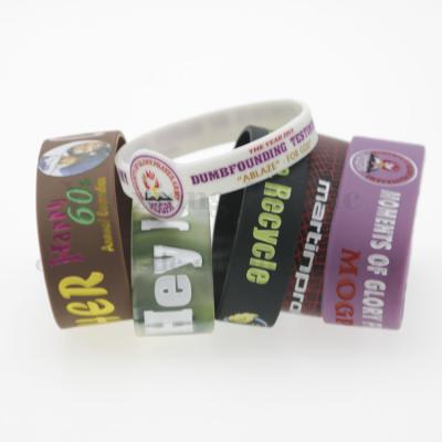 China Casual/Sporty Camouflage Rubber Wristbands For Sale Custom Silicone Wristband Online Low Cost for sale