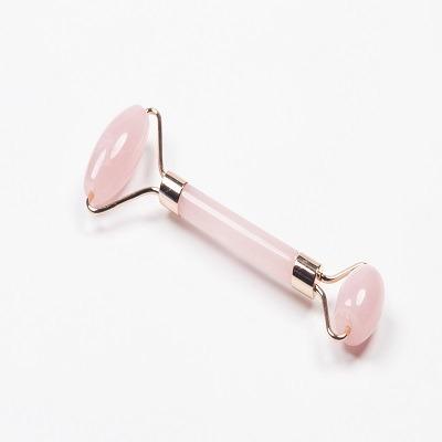 China Skin rejuvenation factory OEM beauty care jade stone roller and GUA SHA massage facial roller for sale