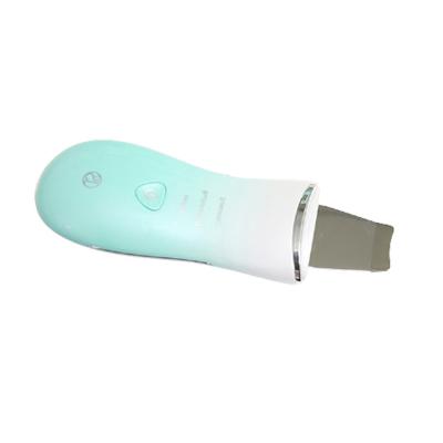 China Home Use Beauty Equipment Care Equipment DEEP CLEANING Ion Ultrasonic Facial Skin Scrubber Spatula for sale