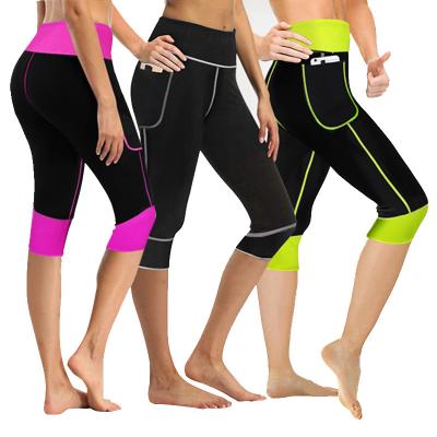 China Miket QUICK DRY Plus Size Slimming Neoprene Gaiters Fitness Tummy Control Gaiters Yoga Sauna Pants for sale