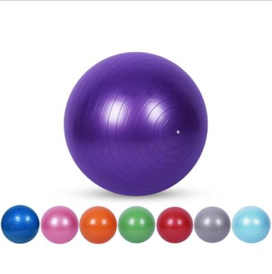 China Miket Logo Manufacturer 45-95cm Gym Exercise Ball High Density Wholesale Printing Custom Yoga Balance Ball With Pump for sale