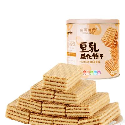 China Low-CARB Lower Calories Healthy Snack Soy-Milk Wafer Cookie for sale