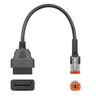 China Cheap New Arrive 4Pin OBD Cable for Harley Davidson Motorcycle OBD Connector 4pin to 16pin OBD2 Cable for sale