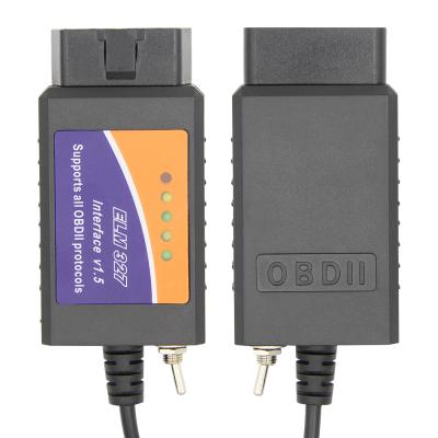 China High Quality Professional Windows XP ELM327 USB Diagnostic Cable with v1.5 obd2 switch for sale