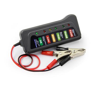 China 100% Brand Portable Car Battery Alternator Tester 6 LED Light For Auto Diagnostic Tool for sale