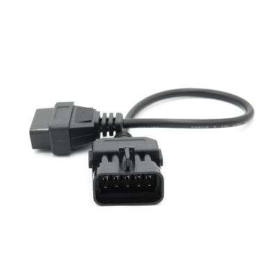 China Wholesale Economical OBD1 OBD2 to Cable 10 PIN OBD Adapter 16 PIN OBDII Car Cable for OPEL for sale