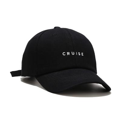 China Hot Sale Letter Embroidery COMMON Baseball Cap Custom Unstructured Casual Baseball Cap for sale