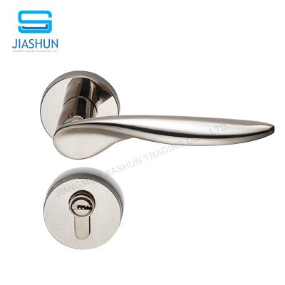 China Modern Modern Stainless Steel Silver Door Handle Modern Door Hardware Glass Door Handle For Home Office Hotel for sale