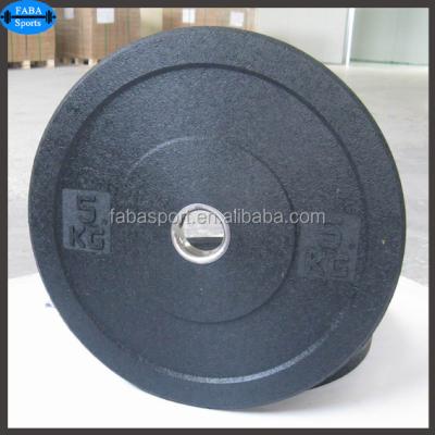 China Rubber+Adhesive+ Stainless Steel Sleeve Most Popular Hi-Temp Weight Plates Black Color for sale