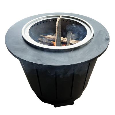 China The 25 inch Outdoor Stainless Fire Stocked Pit Smokeless Wood BurningStove for sale