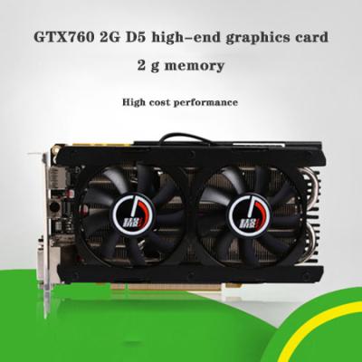 China gtx760 2gb nvidia graphics card vga desktop computer 256BIT Geforce gtx760 gpu for desktop computing for sale