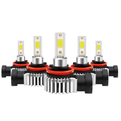 China D9 Low Beam Car LED Headlight Bulb H7 6600LM 40W COB H1 LED Headlight Auto Ignition High Level Bighorn 400 for sale