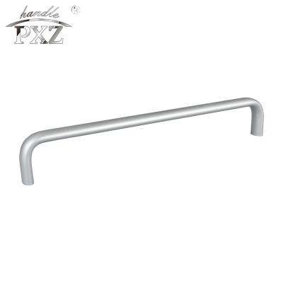 China Matt Silver Aluminum Push Pull Car Door Handle With Plate for sale