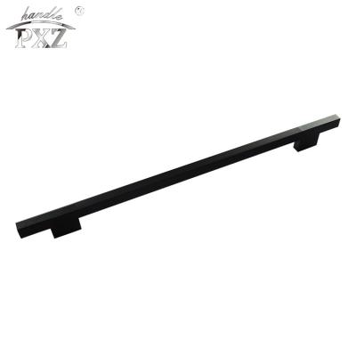 China Car Color Freezer Room Fridge Door Handle Freezer Aluminum Matte Black Door Handle for sale