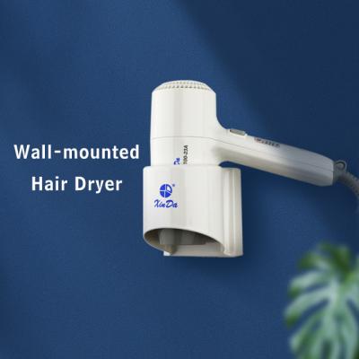 China Ionic The XINDA RCY-100 23A for Home and Hotel Convenience Mounted Base with Safety Control ABS White Hair Dryer for sale