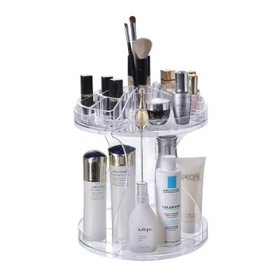 China Sustainable Popular New 360 Degree Rotating Acrylic Cosmetic Makeup Organizer for sale