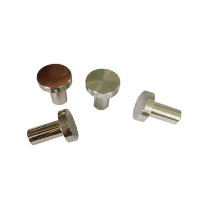 China Industrial Equipment OEM CNC Aluminum Stud Parts Metal Standoff CNC Furniture Use Hard Anodizing Aluminum Turning Rivet for sale