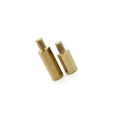 China Automobiles Factory Price Hexagon Nut OEM Copper Brass Standoff Customized Screw Copper Nut For Plastic for sale