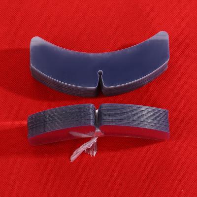 China Eco-friendly Butterfly Accessories Collar High Support Plastic Transparent Toughness Shirt Collar Holder for sale