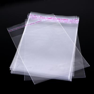 China Recyclable Custom Logo Printing Shirt Packaging OPP Bag Self Adhesive Resealable Clear Opp Bag For Clothes Packaging for sale