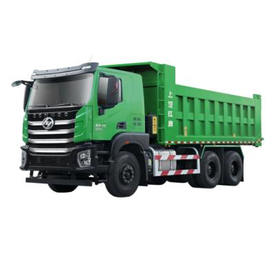 China 2022 SZ Mining Transport Truck Hongyan Jiehu H6 Electric Cargo Truck 360hp 8X4 Electric Manure EV Dump Truck For Sale 282kWh for sale