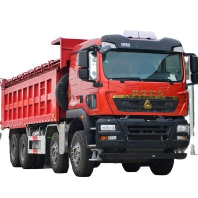 China Brand New SZ CNHTC HOWO TX 360hp 8X4 Electric Manure Dump Truck Construction Material Transport 7.8m Cargo Truck 282kWh for sale