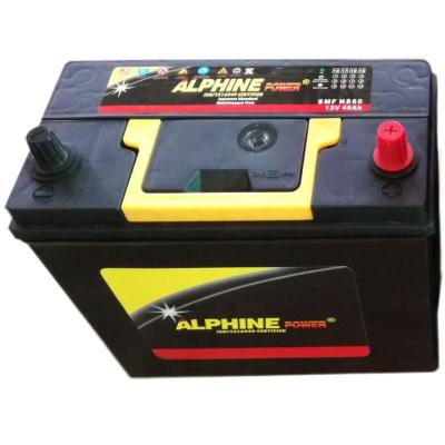 China Golf Carts 46B24L 12V45AH Auto Sealed Storage Auto Dry Battery Maintenance Free To Start Cars for sale