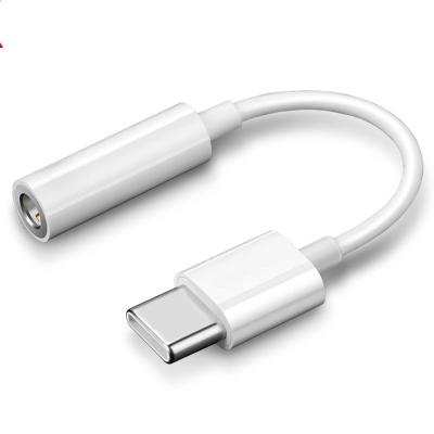 China Top Selling Plug and Play USB-C 3.1 Splitter Type C to 3.5mm Jack Audio Adapter Splitter Earphone Headset Audio for sale