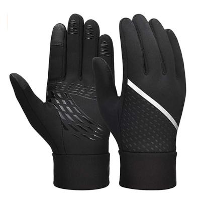 China Winter Silicone Microfiber Silicone Touch Screen Gloves Warm Comfortable Glove Light Weight Working Gloves for Men and Women for sale