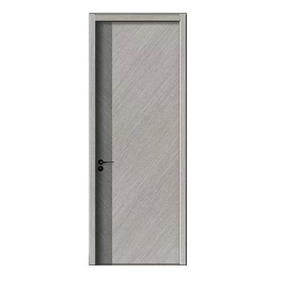 China High Quality Waterproof WPC Bedroom Prehung Interior Doors Wooden Solid Wood Designs Waterproof for sale