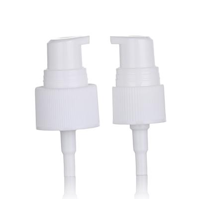 China Non Spill 24/410 Full PP Cap Lotion Dispenser Cream Pump Treatment Pump For Cosmetic Bottles for sale