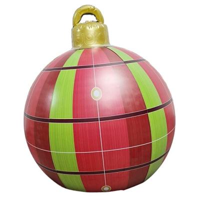 China Giant PVC Christmas Inflatable Decorated Ball, Outdoor Inflatable Christmas Decorations Holiday Inflatables Balls Decoration for sale