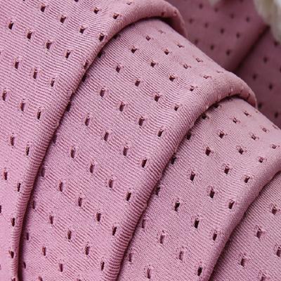 China Anti Pill wholesale 100% polyester knitted fabric big hole mesh fabric for sale