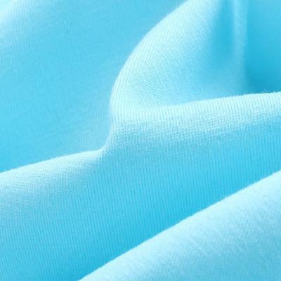 China Anti-Static 73% rayon 20% polyester 7% spandex knitted jersey fabric for short sleeve vest for sale