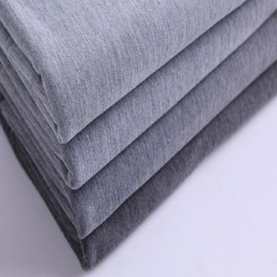 China Anti-Static special customized design organic color melange poly jersey dyed knitting fabric for garment for sale