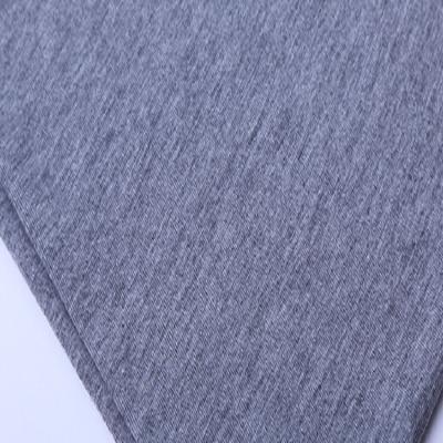 China Anti-Static Shaoxing textile manufacturer plain dye 100% spun polyester knitted fabric for T shirt for sale